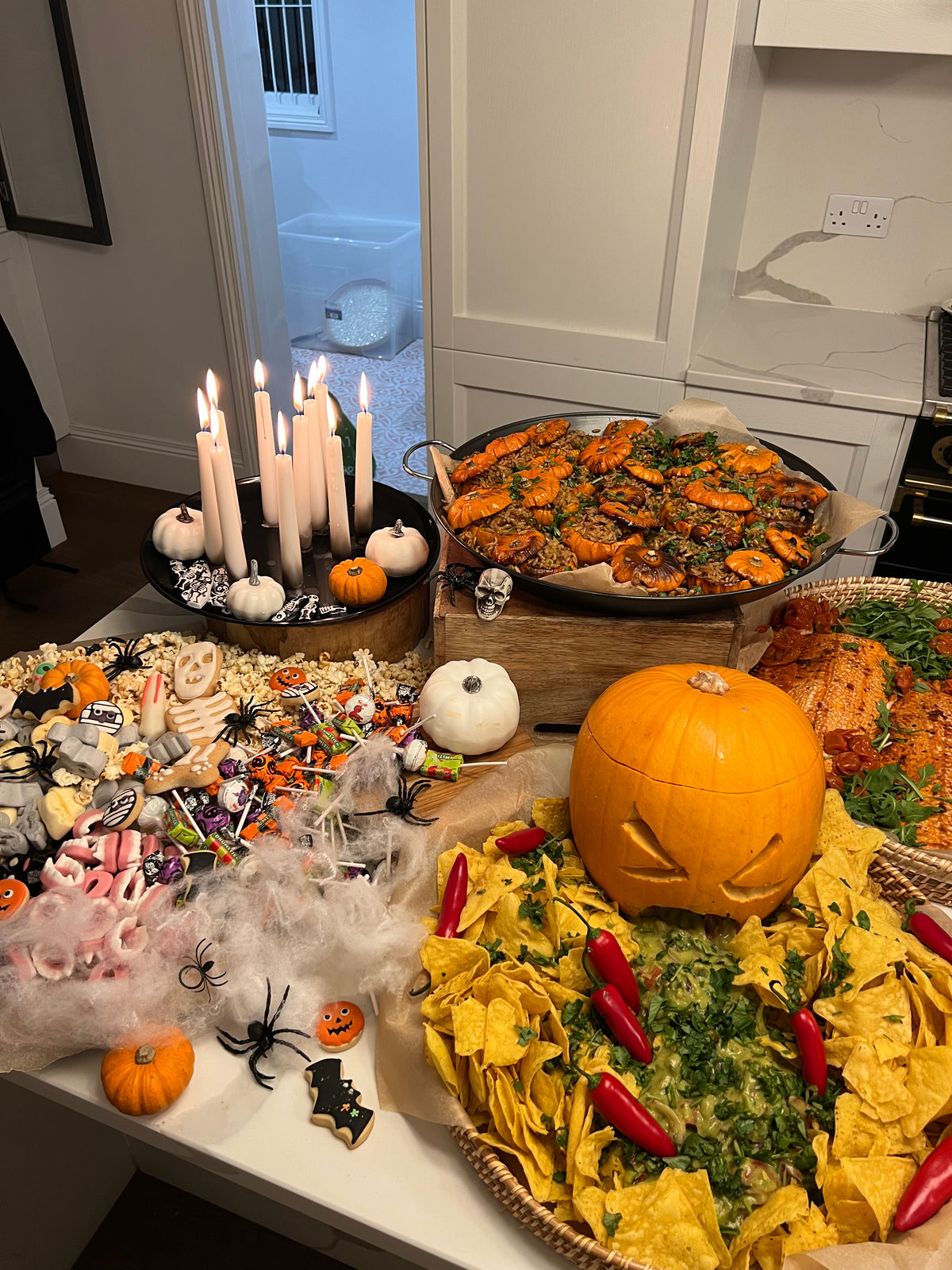 Buffet set-up